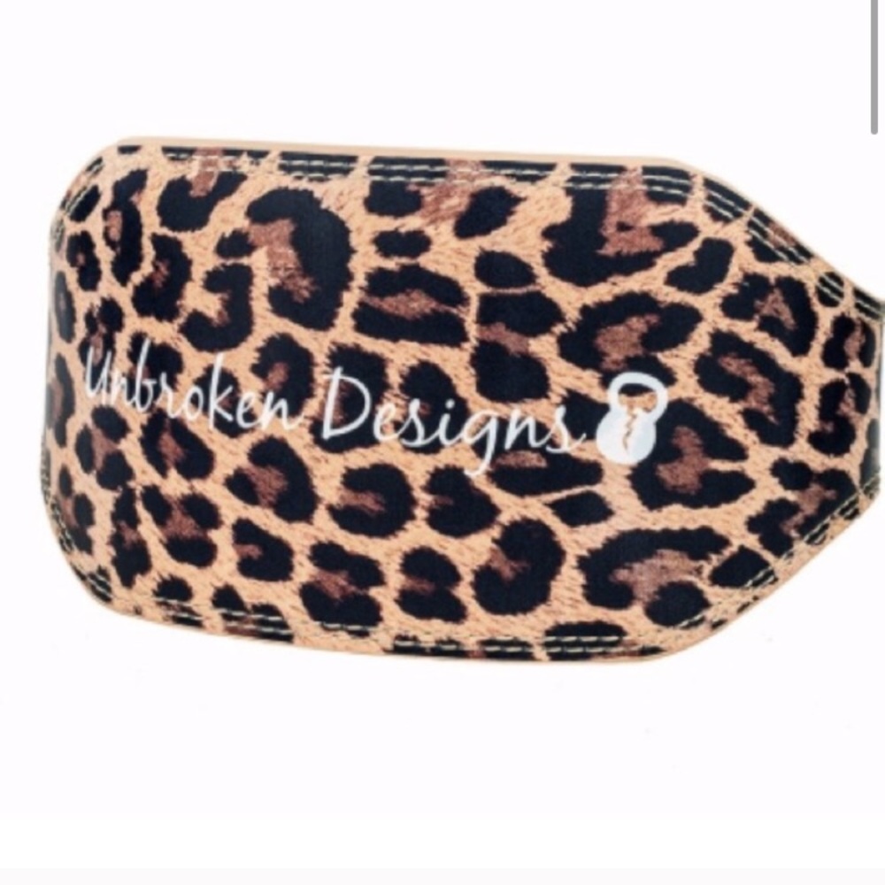 Leopard Leather Lifting belt (S)